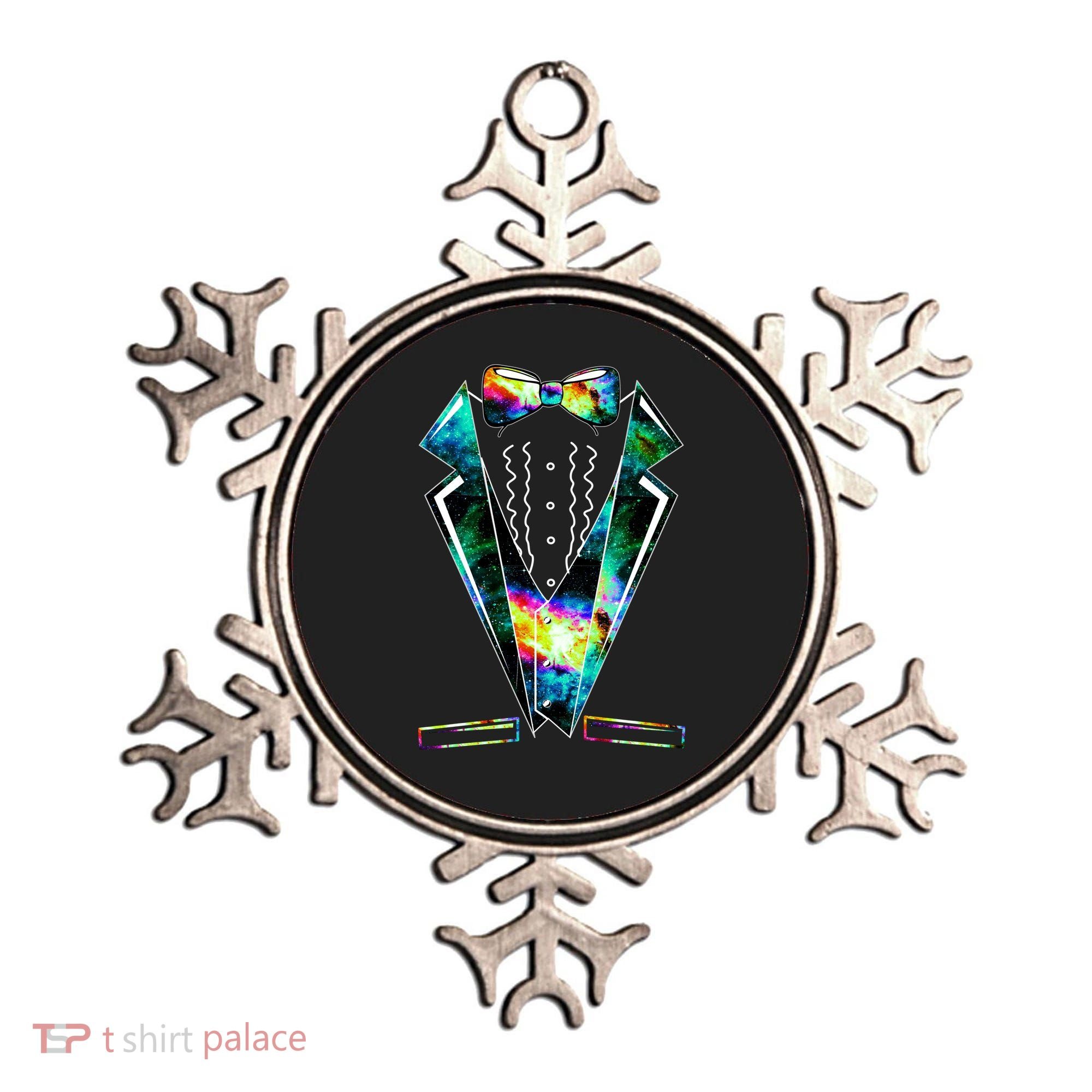 Space Galaxy Tuxedo Ornament