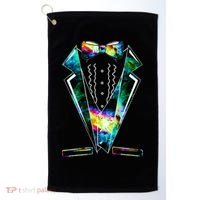 Space Galaxy Tuxedo Golf Towel thumb 0