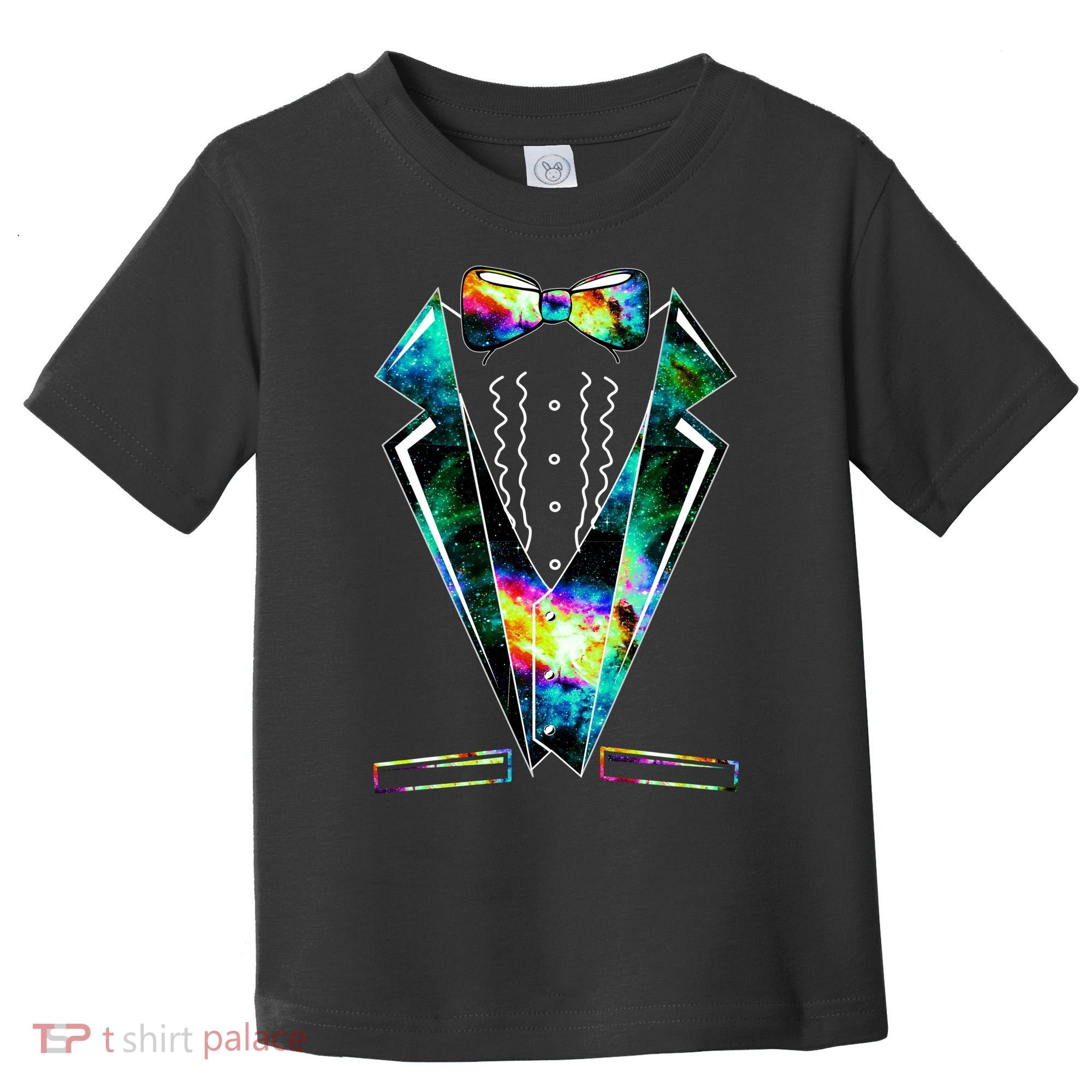 Space Galaxy Tuxedo Toddler T-Shirt