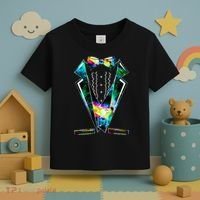 Space Galaxy Tuxedo Toddler T-Shirt thumb 3
