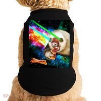 Space Hunger Dinner In Space Sloth Laser Pizza Doggie Tank thumb 0