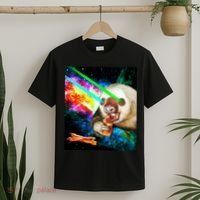 Space Hunger Dinner In Space Sloth Laser Pizza T-Shirt thumb 2