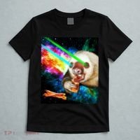 Space Hunger Dinner In Space Sloth Laser Pizza T-Shirt thumb 5