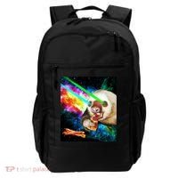 Space Hunger Dinner In Space Sloth Laser Pizza Backpack thumb 0