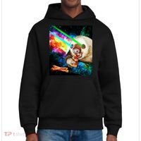 Space Hunger Dinner In Space Sloth Laser Pizza District V.I.T. Heavyweight Hoodie thumb 0