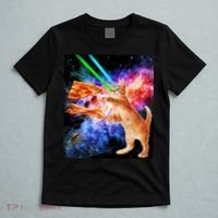 Space Hunger Flying Cat Pizza Bacon1 T-Shirt thumb 5