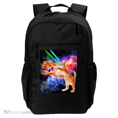 Space Hunger Flying Cat Pizza Bacon1 Backpack