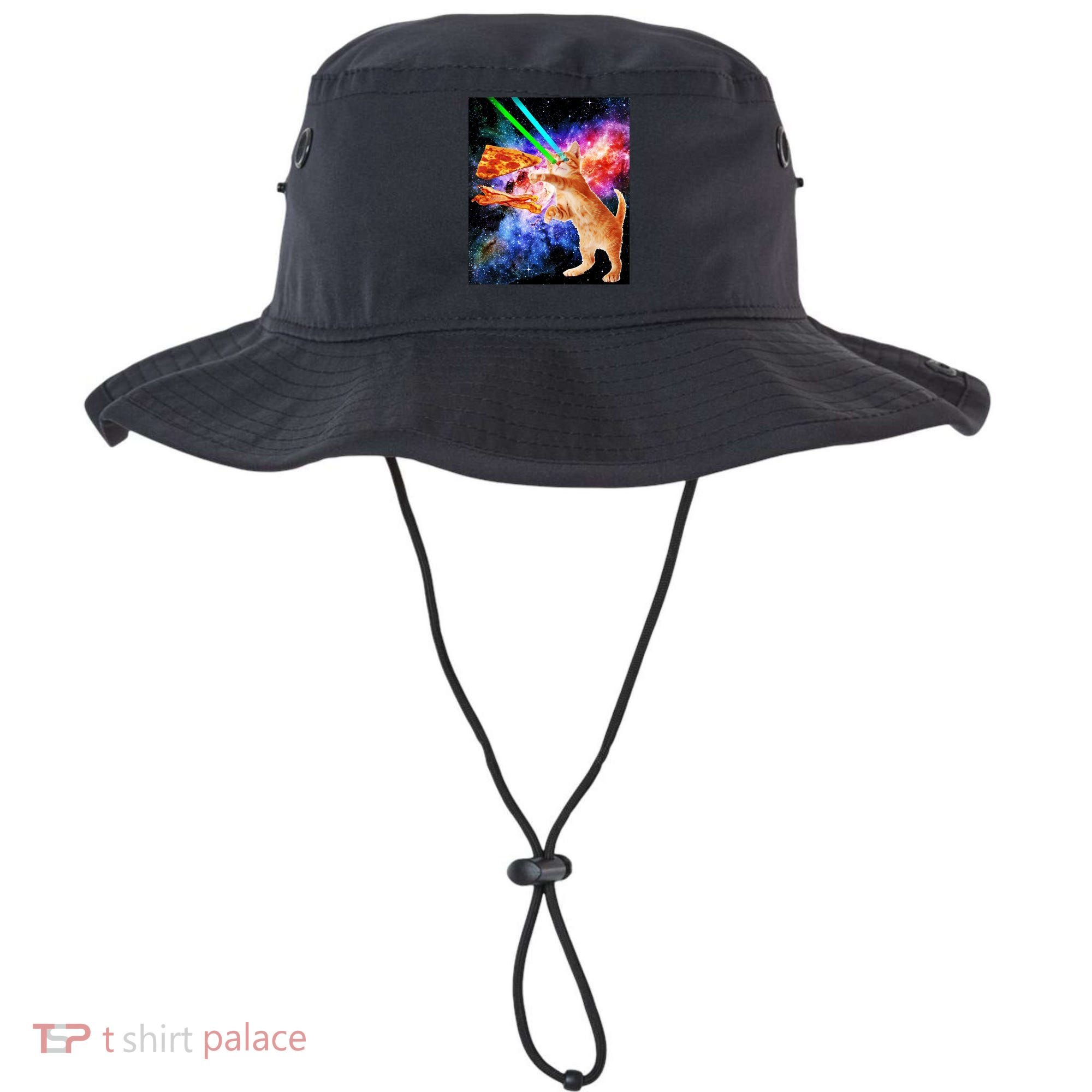 Space Hunger Flying Cat Pizza Bacon1 Bucket Hat