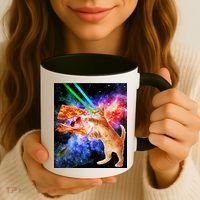 Space Hunger Flying Cat Pizza Bacon1 Coffee Mug thumb 3