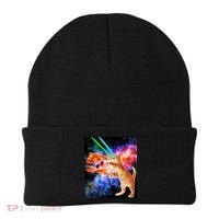 Space Hunger Flying Cat Pizza Bacon1 Beanie thumb 0