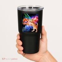 Space Hunger Flying Cat Pizza Bacon1 Tumbler thumb 2
