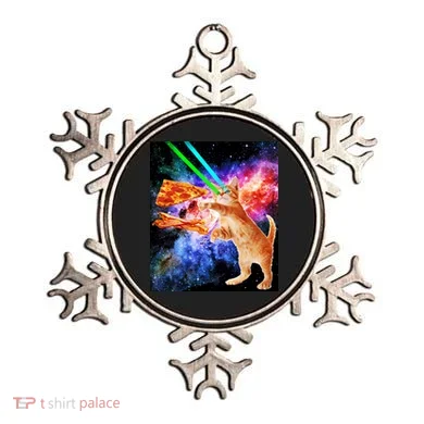 Space Hunger Flying Cat Pizza Bacon1 Ornament