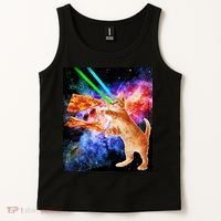 Space Hunger Flying Cat Pizza Bacon1 Tank Top thumb 2