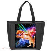 Space Hunger Flying Cat Pizza Bacon1 Tote Bag thumb 0
