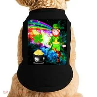 Space Hunger Irish in Space Rainbow Laser Doggie Tank thumb 0