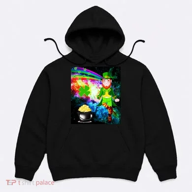 Space Hunger Irish in Space Rainbow Laser Hoodie