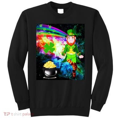 Space Hunger Irish in Space Rainbow Laser Sweatshirt
