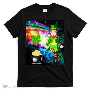 Space Hunger Irish in Space Rainbow Laser T-Shirt