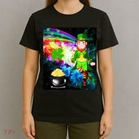 Space Hunger Irish in Space Rainbow Laser T-Shirt thumb 4