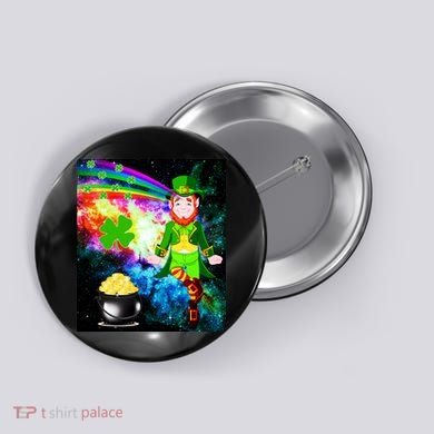Space Hunger Irish in Space Rainbow Laser Button