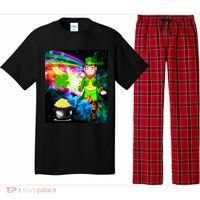 Space Hunger Irish in Space Rainbow Laser Pajama Set thumb 0
