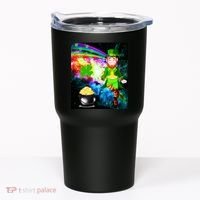 Space Hunger Irish in Space Rainbow Laser Tumbler thumb 0