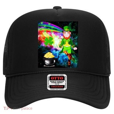 Space Hunger Irish in Space Rainbow Laser Hat