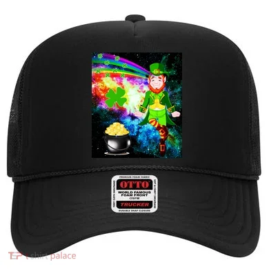 Space Hunger Irish in Space Rainbow Laser Hat