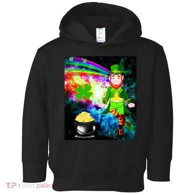 Space Hunger Irish in Space Rainbow Laser Toddler Hoodie