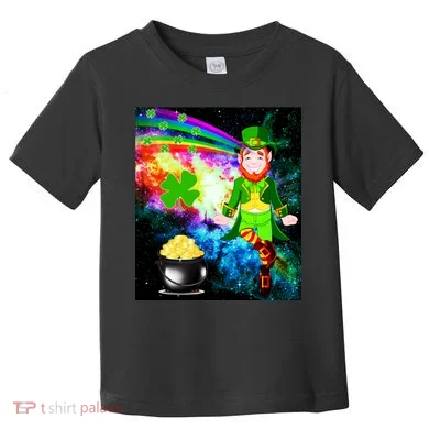 Space Hunger Irish in Space Rainbow Laser Toddler T-Shirt