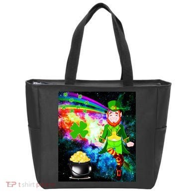 Space Hunger Irish in Space Rainbow Laser Tote Bag