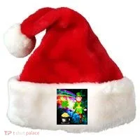 Space Hunger Irish in Space Rainbow Laser Santa Hat thumb 0