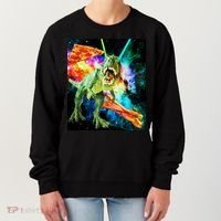 Space Hunger Wars T-Rex Pizza Bacon Women's Sweatshirt thumb 0