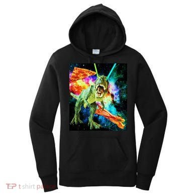 Space Hunger Wars T-Rex Pizza Bacon Women's Hoodie