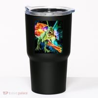 Space Hunger Wars T-Rex Pizza Bacon Tumbler thumb 0