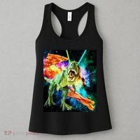 Space Hunger Wars T-Rex Pizza Bacon Women's Tank Top thumb 3