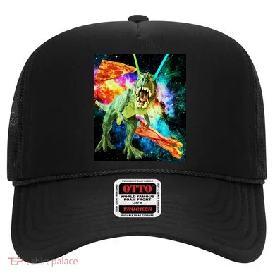 Space Hunger Wars T-Rex Pizza Bacon Hat