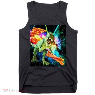 Space Hunger Wars T-Rex Pizza Bacon Tank Top