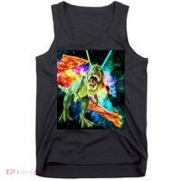 Space Hunger Wars T-Rex Pizza Bacon Tank Top thumb 0