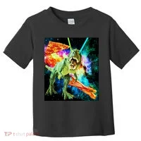 Space Hunger Wars T-Rex Pizza Bacon Toddler T-Shirt thumb 0