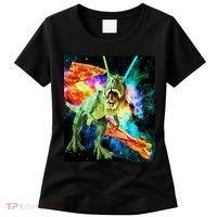 Space Hunger Wars T-Rex Pizza Bacon Women's T-Shirt thumb 0