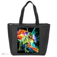 Space Hunger Wars T-Rex Pizza Bacon Tote Bag thumb 0