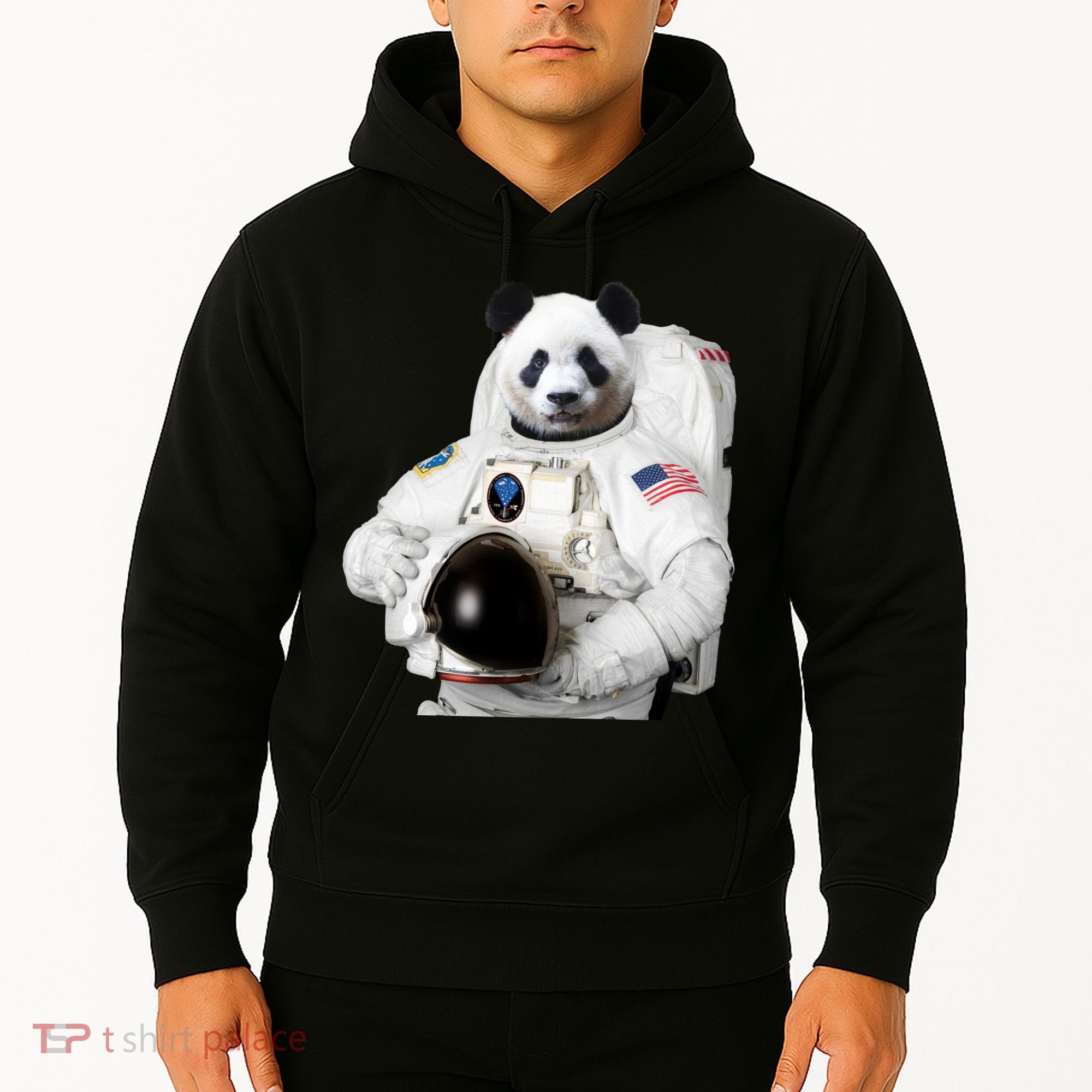Space Panda USA Astronaut Hoodie