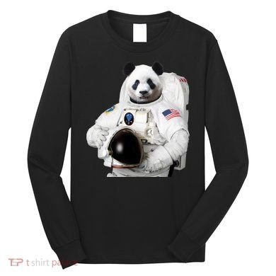 Space Panda USA Astronaut Long Sleeve Shirt
