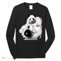 Space Panda USA Astronaut Long Sleeve Shirt thumb 0