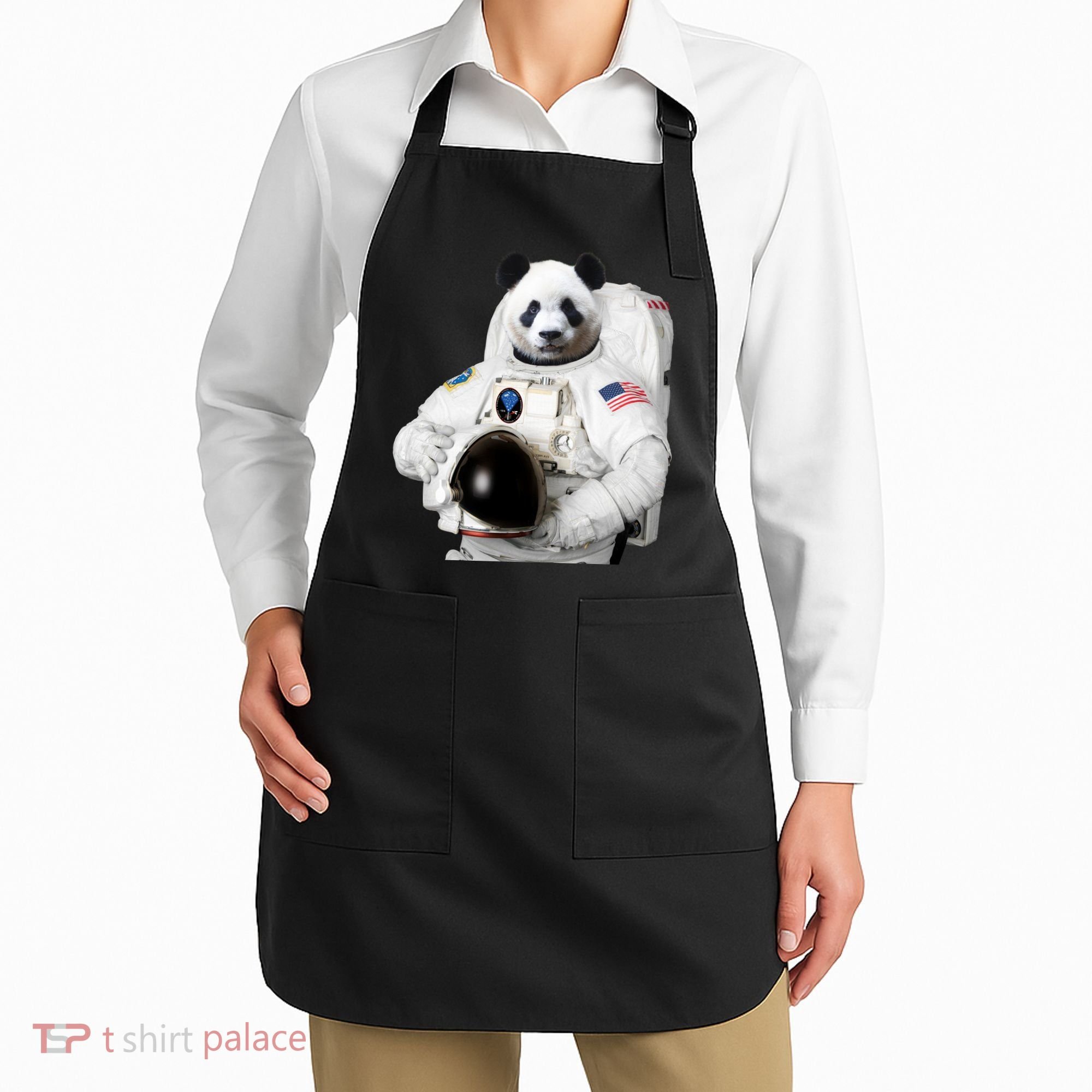 Space Panda USA Astronaut Apron