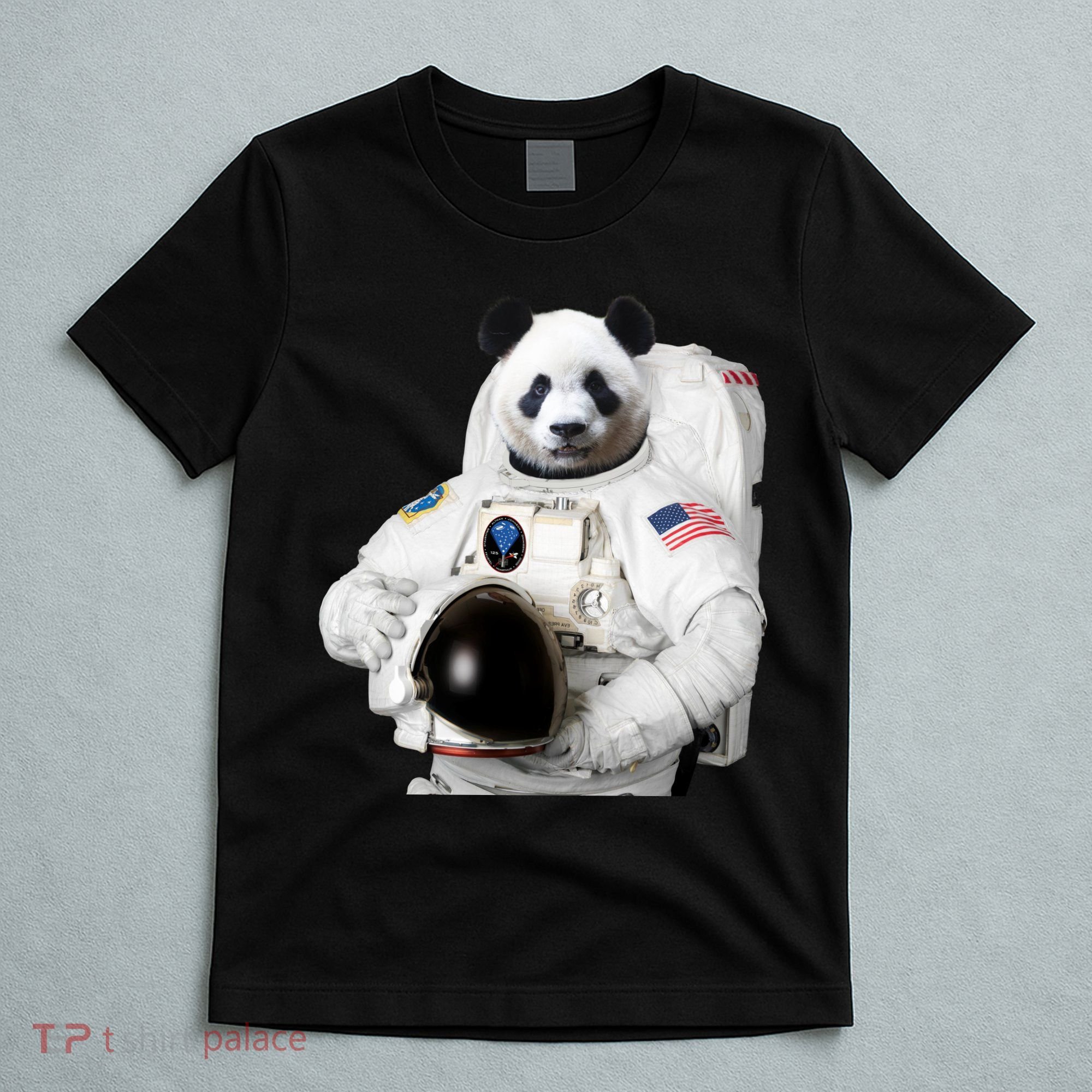 Space Panda USA Astronaut T-Shirt