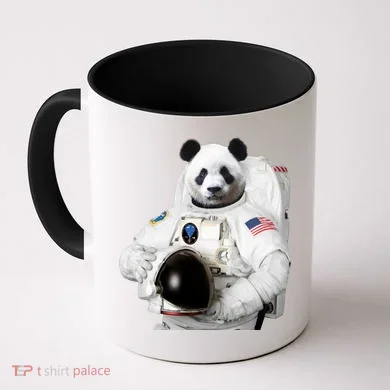 Space Panda USA Astronaut Coffee Mug