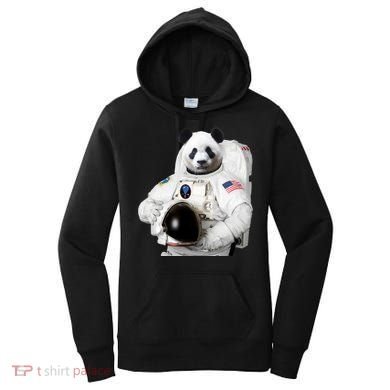 Space Panda USA Astronaut Women's Hoodie