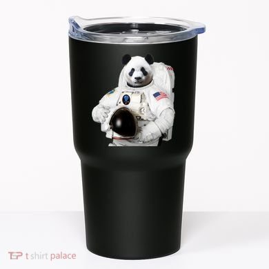 Space Panda USA Astronaut Tumbler